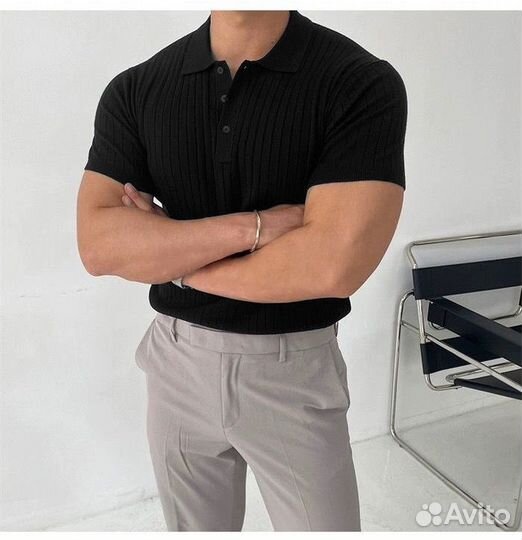 Винтажное поло в стиле old money