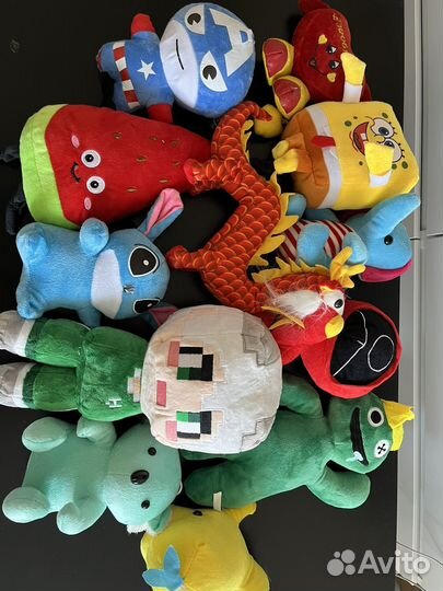 Мягкие игрушки пакетом новые