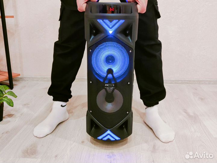 Большая напольная колонка с блютузом