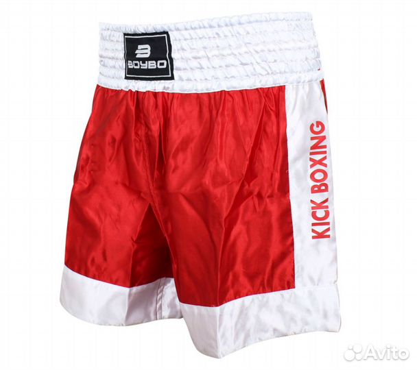 Шорты для кикбоксинга BoyBo (черный, M)