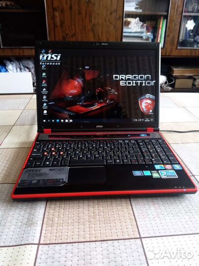 Игровой ноутбук msi 15.6 Full HD