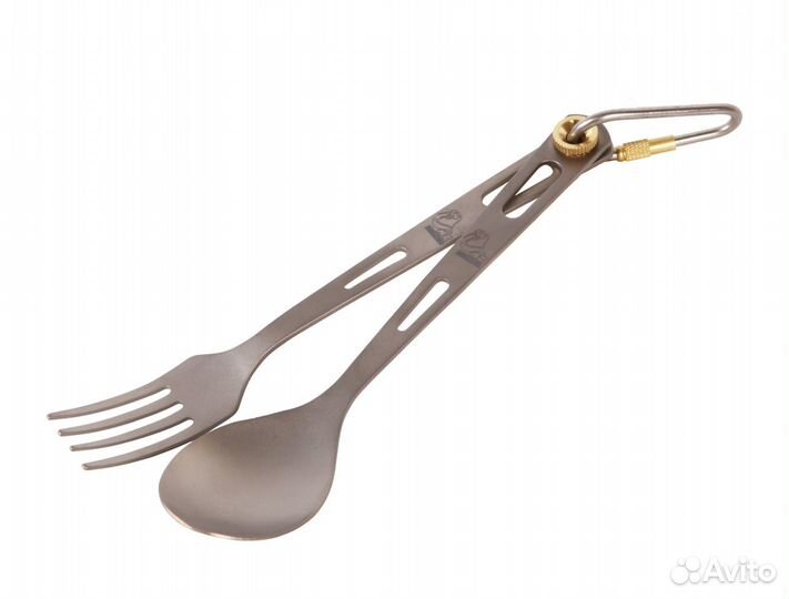 Титановый набор вилка-ложка NZ TC-310