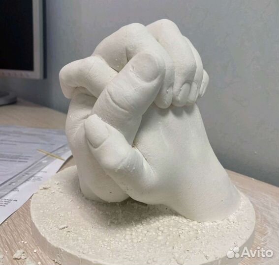 Подарочный набор слепки рук 3D