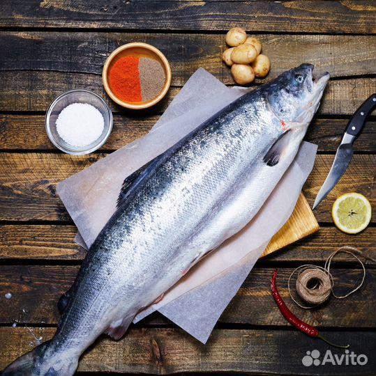 Семга свежемороженая