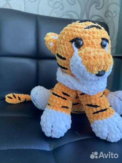 Мягкая игрушка тигренок ручной работы