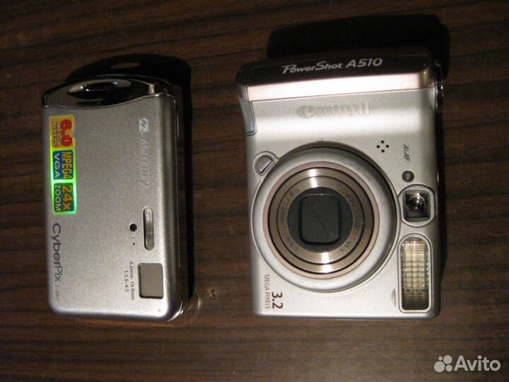 Фотоаппараты Canon и Mercury