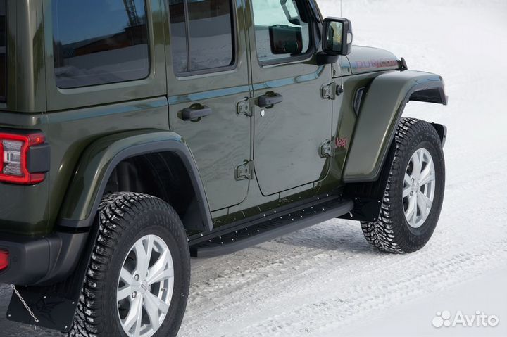 Пороги силовые BMS PRO для Jeep Wrangler JL 18-24