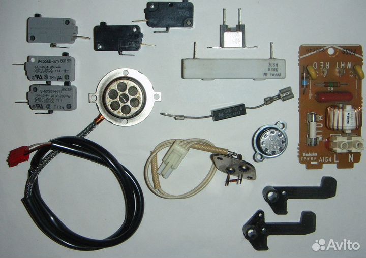 Запасные части для мик. печи, холодильнику и др