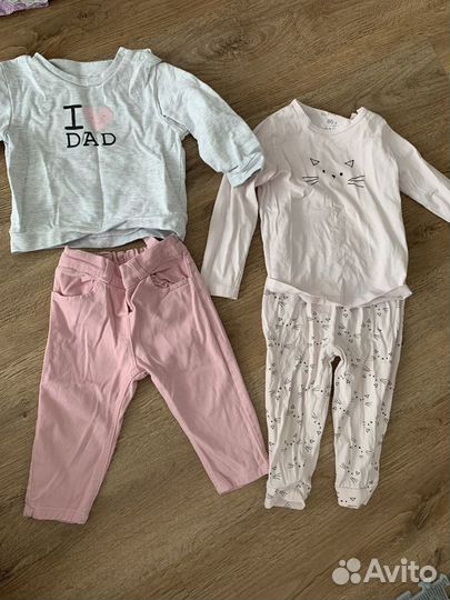 Пакет вещей на девочку 80-86 см