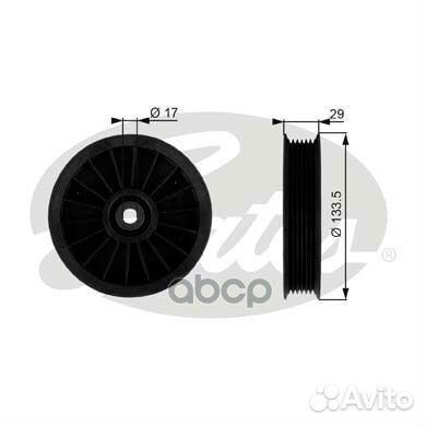 T38034 ролик натяжной приводного ремня Chrysle