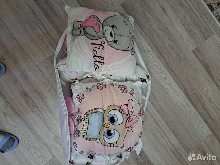 Бортики в детскую кроватку