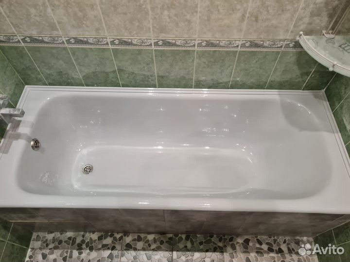 Реставрация ванн жидким акрилом и мрамором