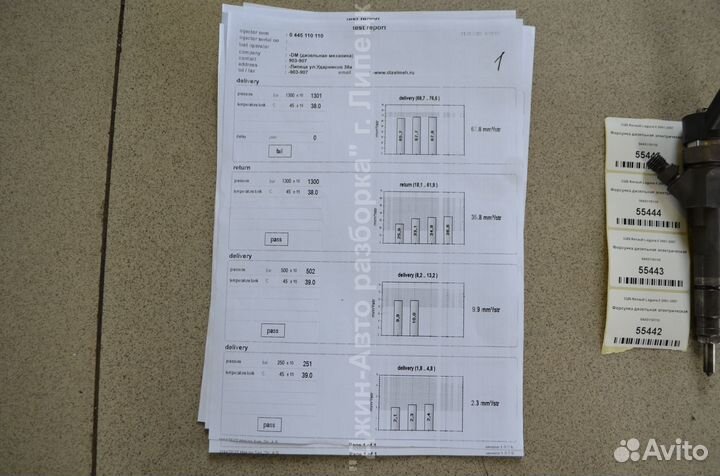 Форсунка 1.9 DCI Laguna 2 Megane 2 8200100272