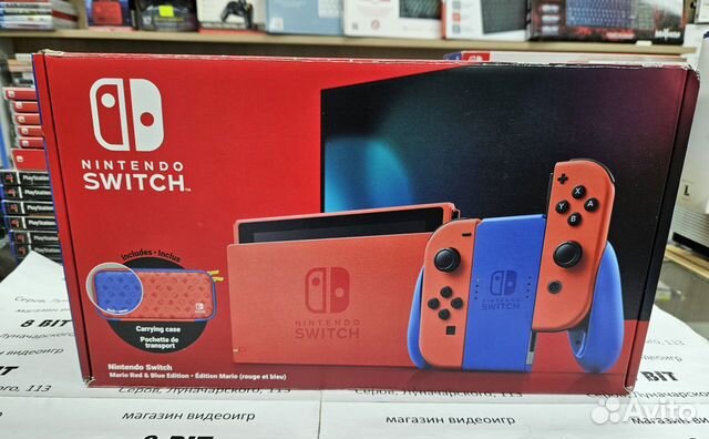 Nintendo Switch 32Gb mario Red&Blue Edition