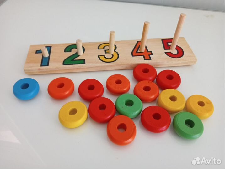 Деревянный сортер монтессори