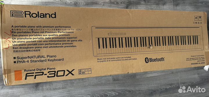 Roland fp 30x BK цифровое пианино