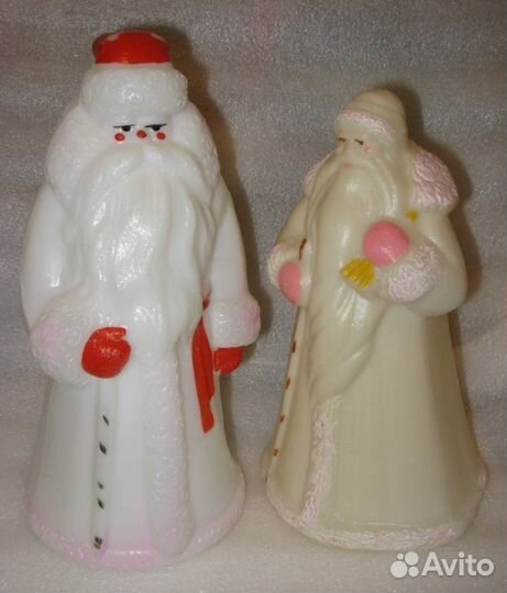 Деды Морозы СССР пластик игрушки