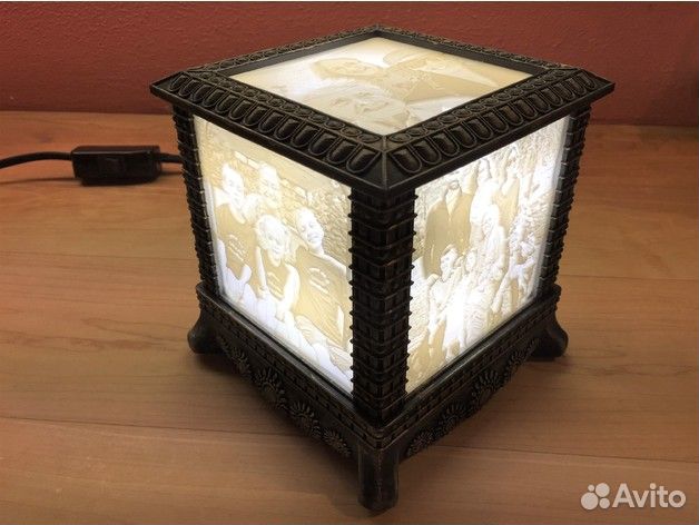 Лампа настольная (Литофания)