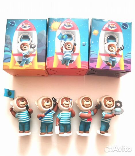 Мишки Барни фигурки