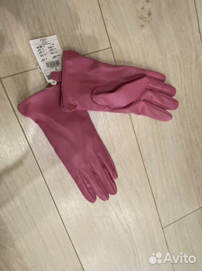 Перчатки новые Ресервед розовые новые