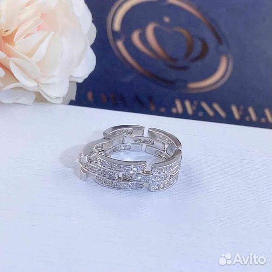 Кольцо Cartier Maillon Panthere из бел.золота 1,71ct