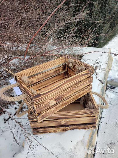 Деревянный ящик