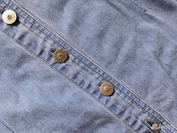 Длинное платье джинсовое в пол под джинс 48 L