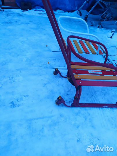 Детские санки на колесах