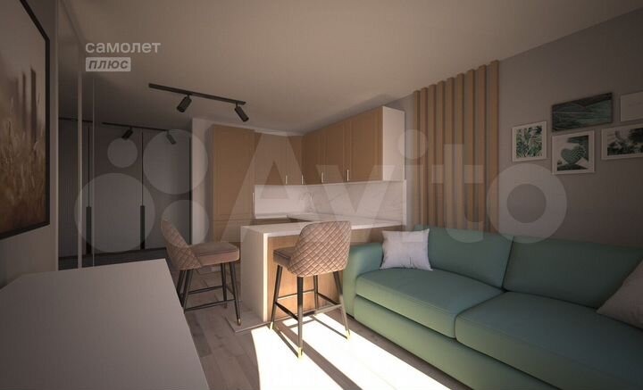 Апартаменты-студия, 18,4 м², 4/10 эт.