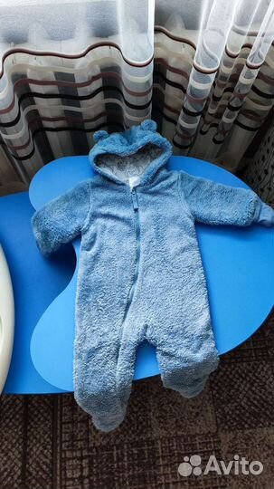 Комбинезон плюшевый 68