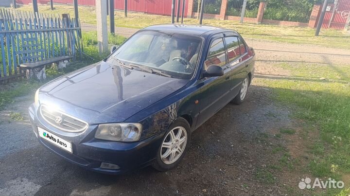 Hyundai Accent 1.5 МТ, 2007, 190 000 км
