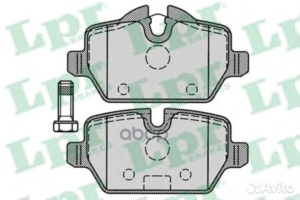 Колодки тормозные BMW E81/E87/E90 1.6-2.0 04- з