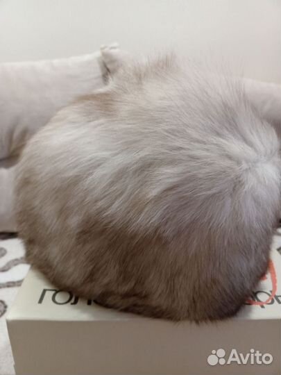 Шапка зимняя из песца женская