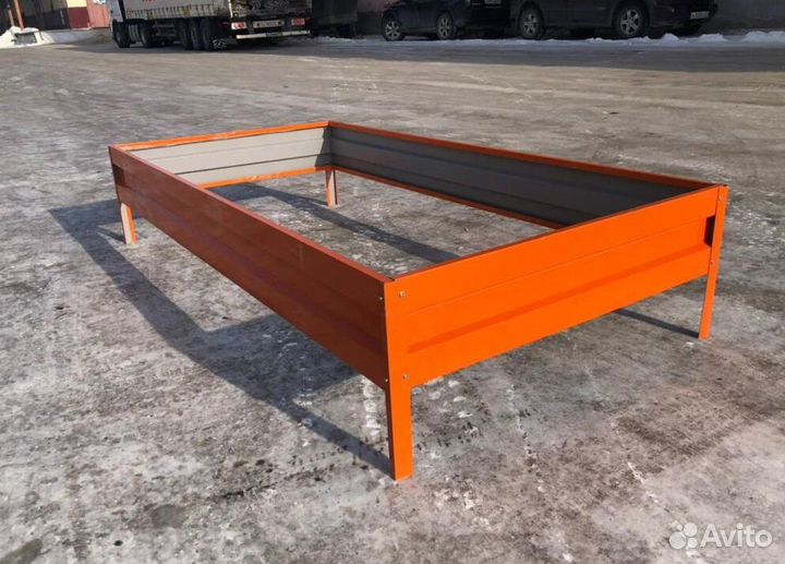 Грядка оцинкованная 1м х 5м х 22см