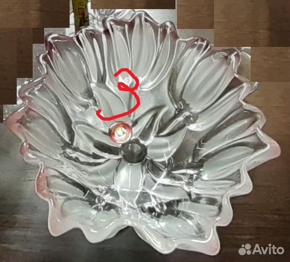 Ваза хрустальная на ножке