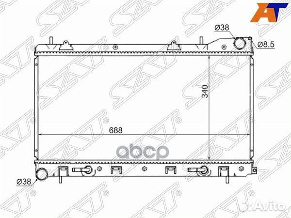 Радиатор Subaru Forester 97-02 / Impreza 92-00