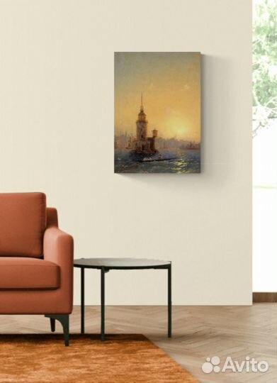 Айвазовский Вид Леандровой башни в Константинополе