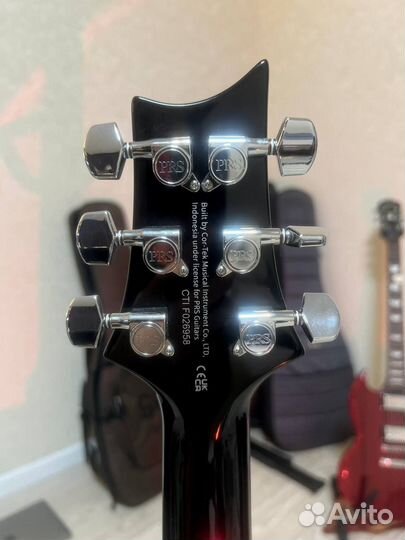 Электрогитара PRS SE Cistom 24 Black Gold Burst