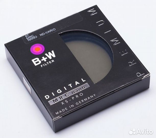 Фильтры B+W ND 400 разных диаметров