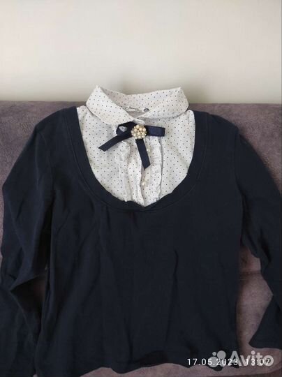 Блузка школьная 128 134