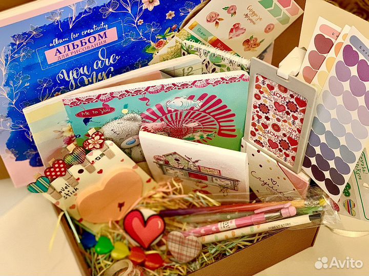 Канцелярский подарочный набор «You are my heart»