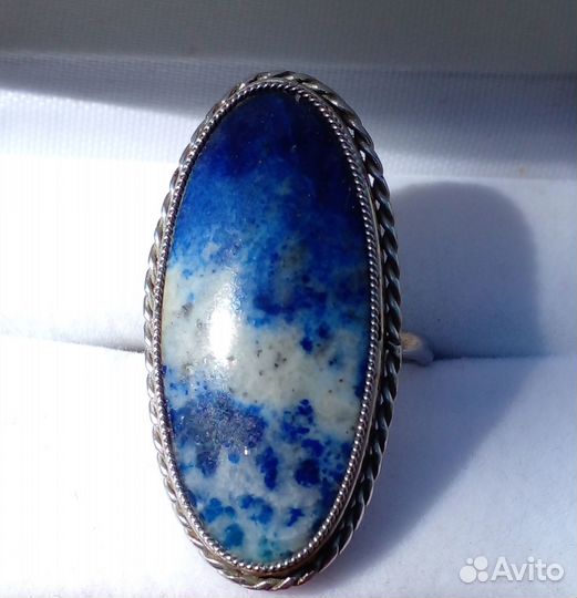 Кольцо с лазуритом СССР