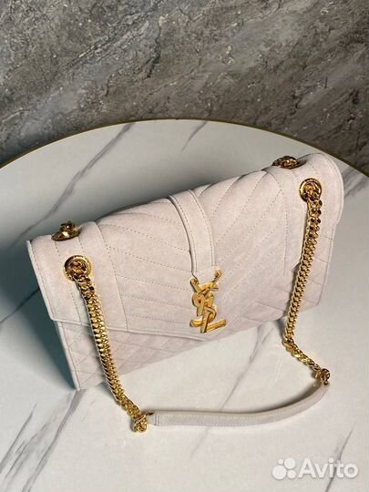 Замшевая сумка Saint Laurent