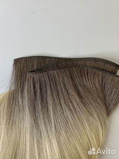 Волосы натуральные на трессе, под заказ
