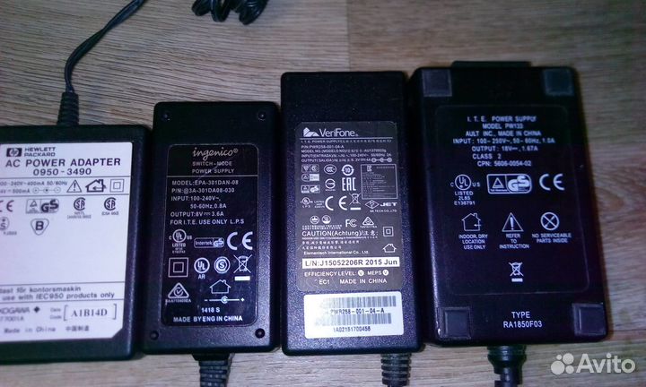 Блоки питания разные (5V, 5.2V, 8V, 12V, 19V, 24V)