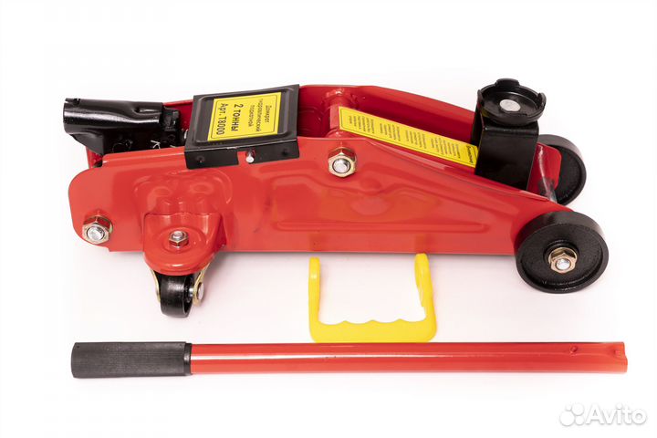 Домкрат 2т подкатной в кейсе / Авито Доставка