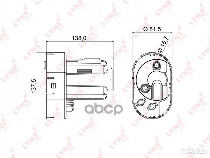 Фильтр топливный hyundai tucson 2.0 / 2.7 (JM )