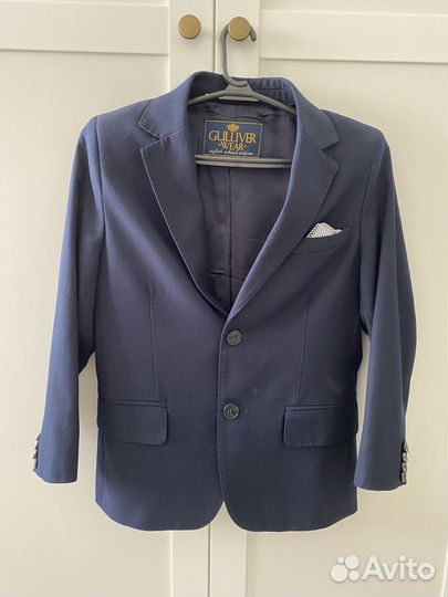 Пиджак для мальчика 140