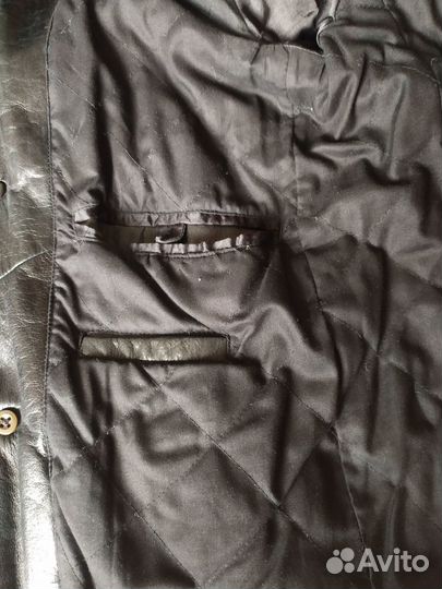 Кожаная куртка мужская