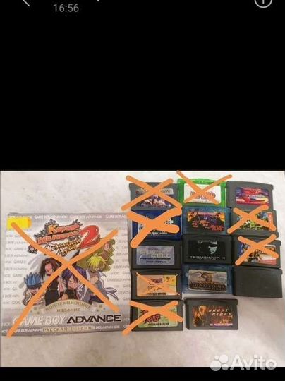 Катриджы для Game Boy Nintendo advanced
